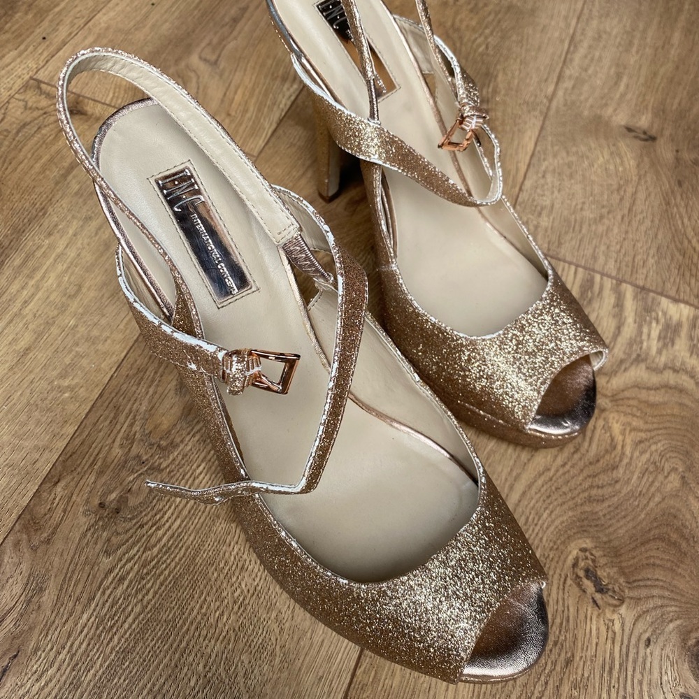 INC 9.5 size glitter shoes